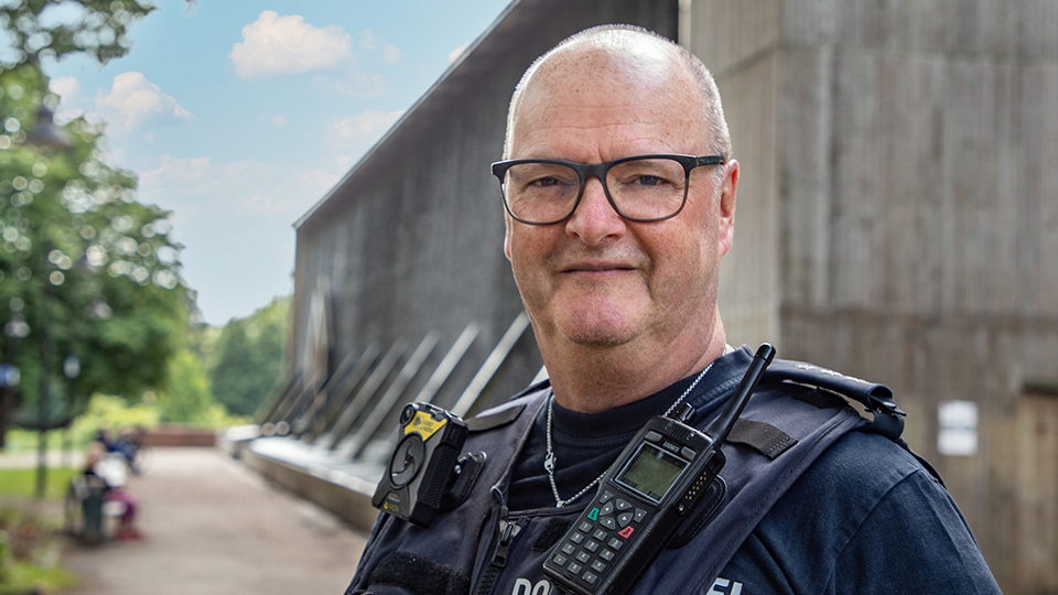 Bezirksdienstbeamter Polizeihauptkommissar Axel Scheunemann