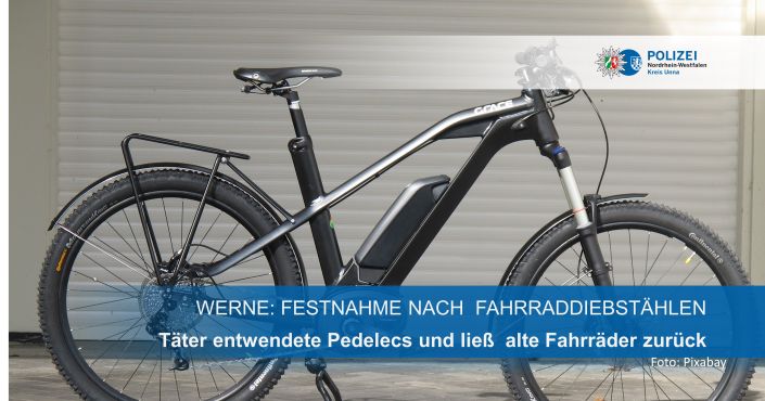 Festnahme nach Fahrraddiebstählen